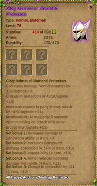 Glory Armors of Diamond Protectors
