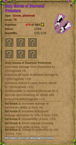Glory Armors of Diamond Protectors